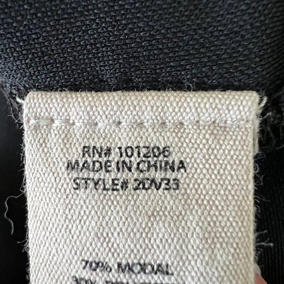 Soft Surroundings Womens Larsa Black Layered Front Tunic Top size Medium - Picture 10 of 11